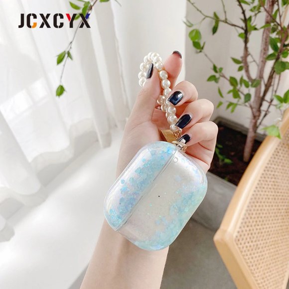 Glitter Liquid Quick Sand Airpods 1 2 Pro case - Picture 4 of 9